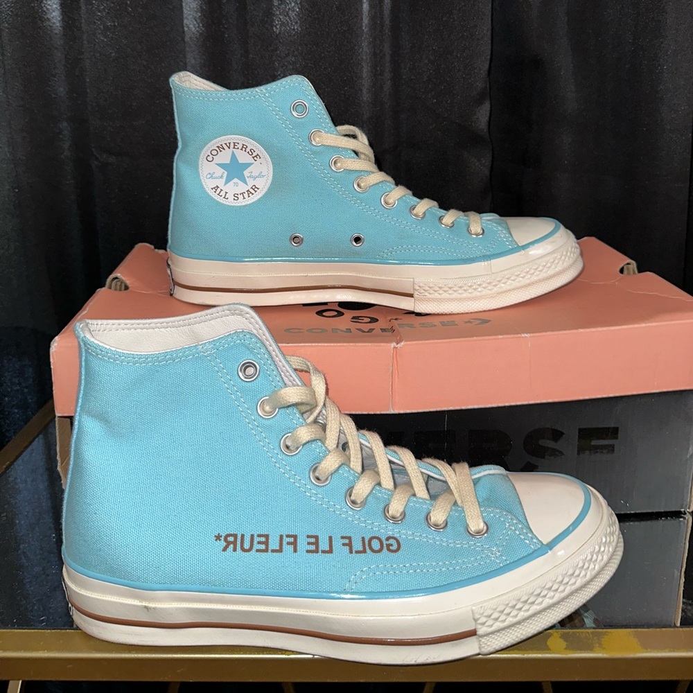 Golf Le Fleur High Tops Sky Blue Size 9 Women’s, 11 Men’s